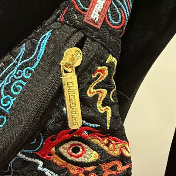 Sprayground Black Crossbody Bag - Picture 3 of 7